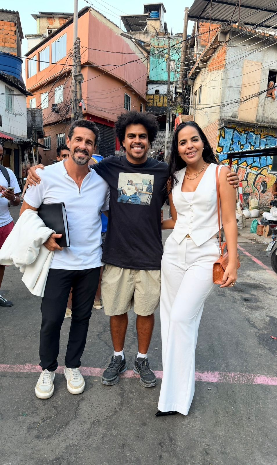 Foto de grupo na comunidade